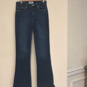 PAIGE Dark Blue Flare Jeans